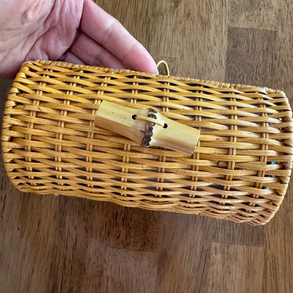 NWT Lilly Pulitzer Wicker Rattan Case Clutch Its A Sailabration - Picture 12 of 16